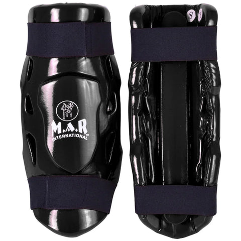 MAR-166B | Black Dipped Foam Double Layer Shin Guard - Pads