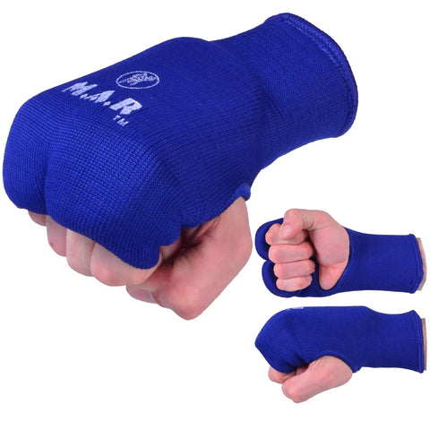 MAR-168D | Blue Elasticated Fabric Mitts For Hand Protection - Small Accessories
