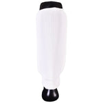 MAR-170A | White Elasticated Fabric Shin Guard For Shin Protection - Small Accessories