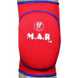 MAR-174C | Red Elasticated Fabric Knee Pads - Small Accessories