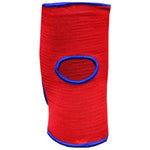MAR-174C | Red Elasticated Fabric Knee Pads - Small Accessories
