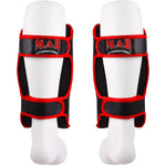 MAR-190B | Black Shin Guards w/ Foam Padding - Shin Guards