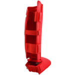 MAR-193A | Foam Padded Red Shin & Instep Guards - Pads