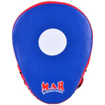 MAR-194C | Blue & Red Curved Focus Mitts - Focus Mitts