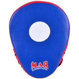 MAR-194C | Blue & Red Curved Focus Mitts - Focus Mitts