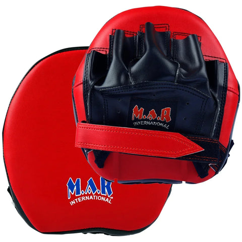 MAR-195C- Boxing Pads Focus Mitts Maya Leather - Focus Mitts