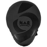 MAR-195D | Black Hybrid Curved Focus Mitts - Focus Mitts