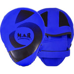 MAR-195F | Blue Hybrid Curved Focus Mitts - Focus Mitts