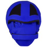 MAR-195F | Blue Hybrid Curved Focus Mitts - Focus Mitts