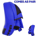 MAR-195F | Blue Hybrid Curved Focus Mitts - Focus Mitts