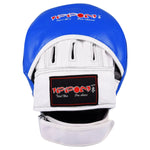 MAR-198 | Blue + Black Genuine Leather Focus Mitts - Focus Mitts