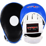 MAR-198 | Blue + Black Genuine Leather Focus Mitts - Focus Mitts