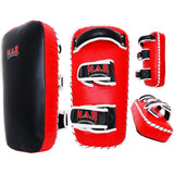 MAR-203 | Red + Black IPPON Heavy Genuine Leather Thai Pad - Thai Pads