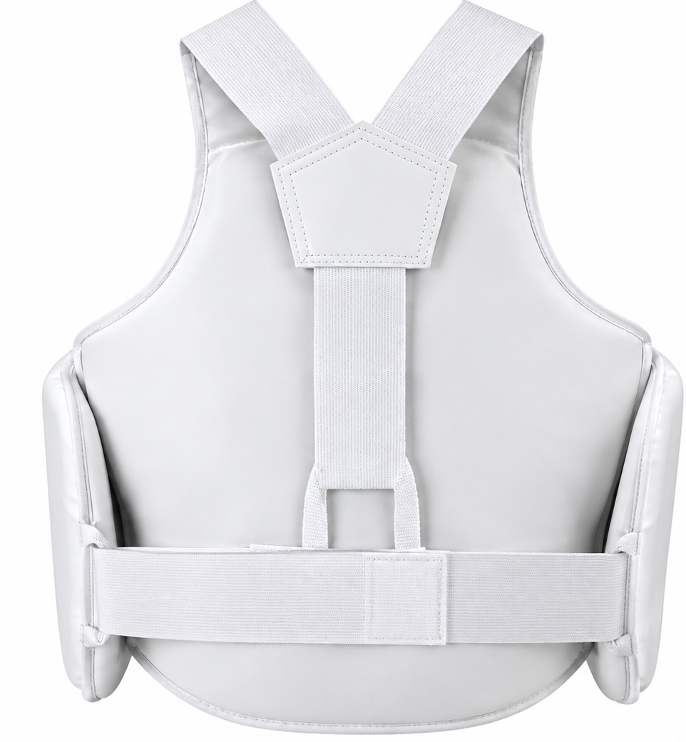 MAR-218AA | Karate Chest Guard Full White