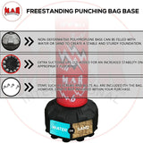 MAR-261A | Children’s Free Standing Punching Bag with Scoring Zones - Bolt - Freestanding Bag (2B)