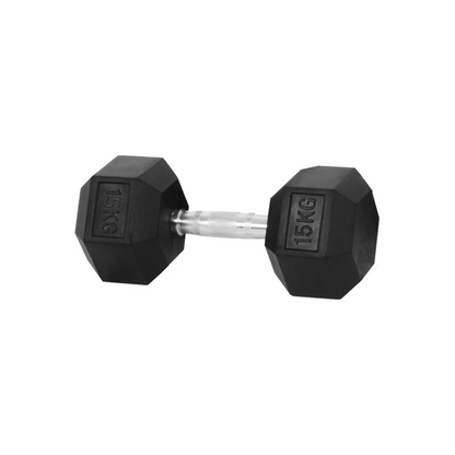 MAR-353 | Hex Dumbbell w/ Weights (Single or Pair) - 15kg / Wholesale / Single - Unknown