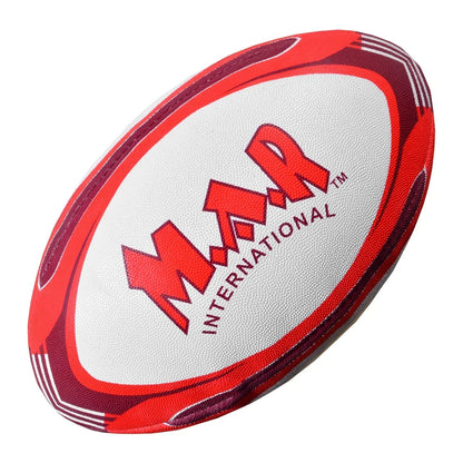 MAR-436G | Red Rugby Training Ball - Size 4 - Small Accessories