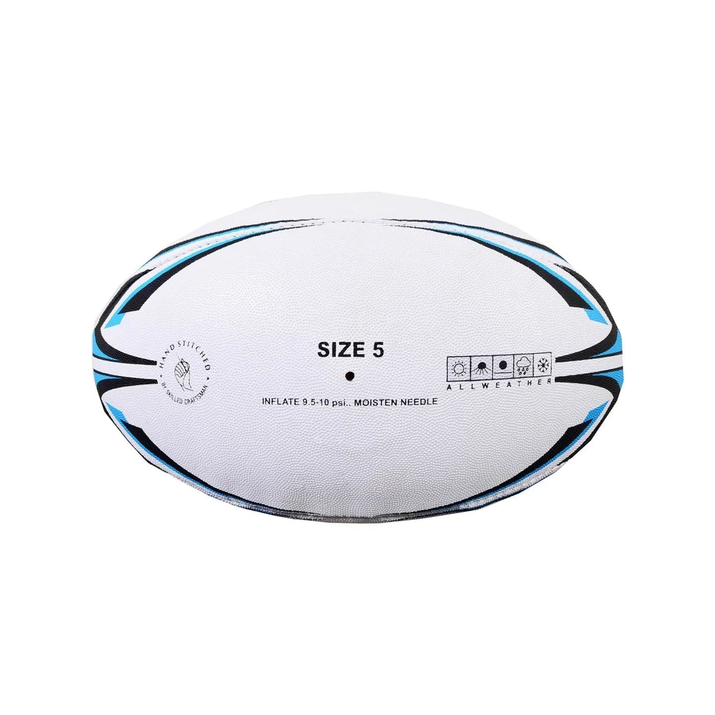 MAR-436K | Light Blue Rugby Training Ball - Size 5 - Small Accessories