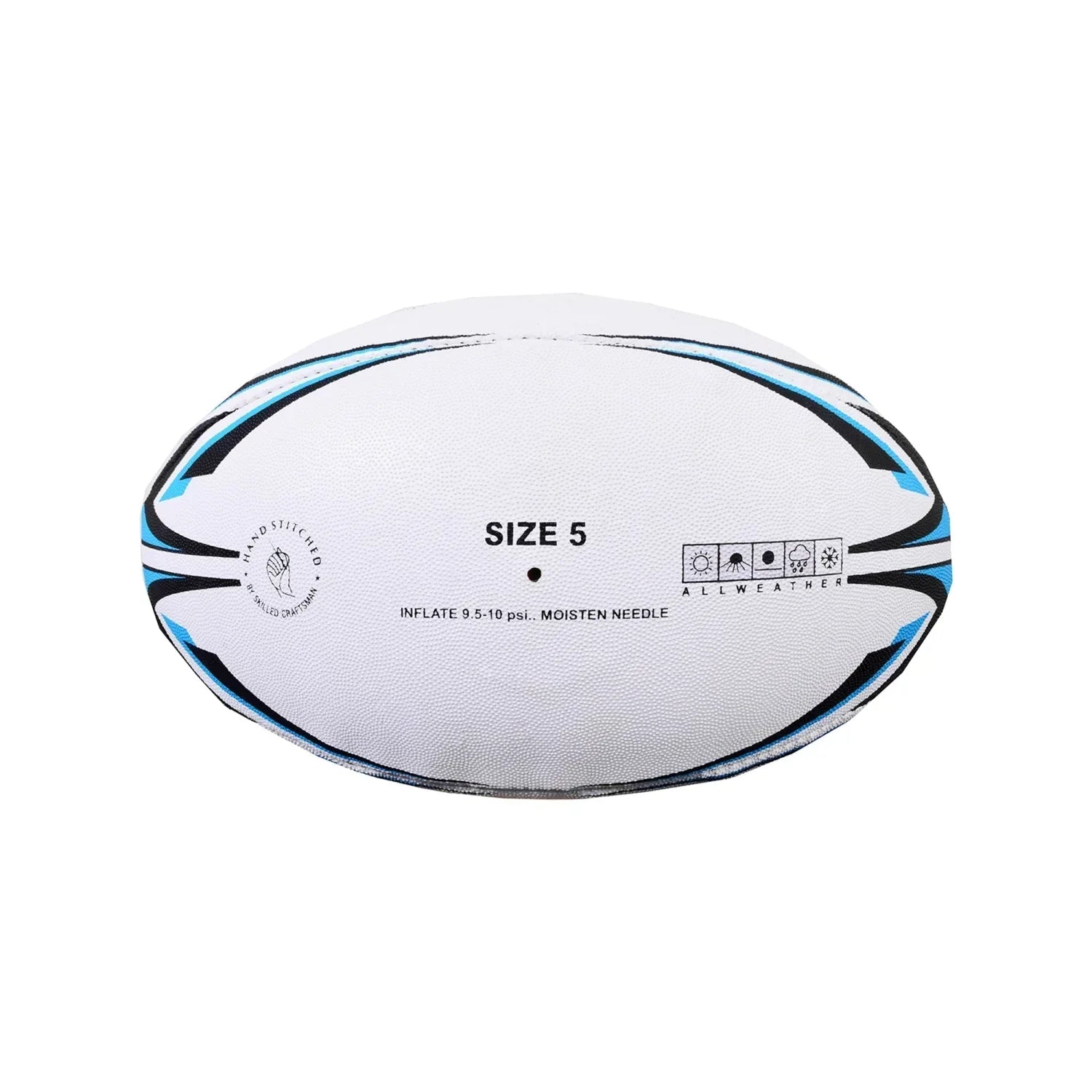 MAR-436K | Light Blue Rugby Training Ball - Size 5 - Small Accessories