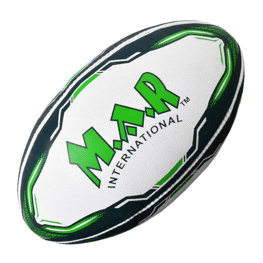 MAR-437B | Match Pro Green Rugby Training Ball - Size 5 - Small Accessories