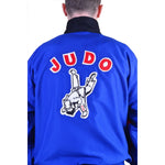 MAR-443 | Blue Black & Red Judo Vintage Styled Tracksuit - Uniforms