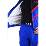 MAR-443 | Blue Black & Red Judo Vintage Styled Tracksuit - Uniforms