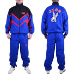 MAR-443 | Blue Black & Red Judo Vintage Styled Tracksuit - Uniforms
