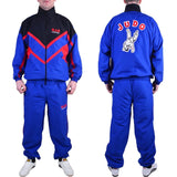 MAR-443 | Blue Black & Red Judo Vintage Styled Tracksuit - Uniforms