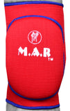 MAR-174C | Red Elasticated Fabric Knee Pads