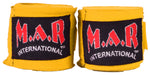 MAR-121E | Yellow Elasticated Boxing & Martial Arts Hand Wraps