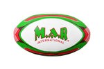 MAR-436J | Red & Green Rugby Training Ball - Size 4