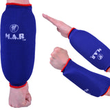 MAR-169D | Blue Elasticated Fabric Arm Guard For Arm Protection