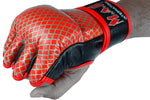 MAR-236 | Genuine Leather Red MMA Competition Gloves Open Palm