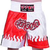 MAR-095G | Red & White Kick Boxing & K1 Shorts