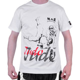 MAR-084D | White Round-Neck Judo T-Shirt