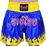 MAR-091A | Blue Kickboxing & Thai Boxing Shorts