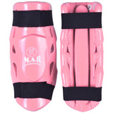 MAR-166D | Pink Dipped Foam Double Layer Shin Guard