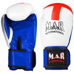 MAR-115 | White St Georges Boxing/Kickboxing Gloves