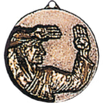 MAR-338C | Bronze Karate Olympic Sized Medal