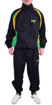 MAR-444 | Black, Green & Yellow Vintage Styled Tracksuit