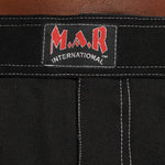 MAR-244A | Black MMA Super Stretchable Shorts - Double Layered