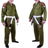 MAR-061E | Olive Green Brazilian Jiu-Jitsu Uniform