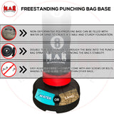 MAR-260B | Freestanding Heavy Duty X-Large 180cm Tall Punching Bag with Scoring Zones