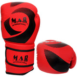 MAR-113C | Red Boxing & Kickboxing Competition Gloves