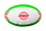 MAR-436E | Green & Red Rugby Training Ball - Size 3