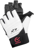MAR-035A | WTF Approved Black & White Taekwondo Gloves