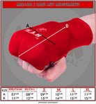 MAR-168C | Red Elasticated Fabric Mitts For Hand Protection