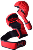 MAR-233D | Rex Leather Red Amateur MMA Gloves