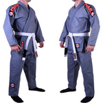 MAR-061D | Grey Brazilian Jiu-Jitsu Uniform