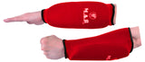 MAR-169C | Red Elasticated Fabric Arm Guard For Arm Protection